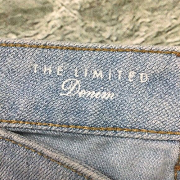 Limited Womens Jeans size 14 Light Wash Slim Boyfriend Ankle x29" Cotton Stretch - Picture 5 of 11